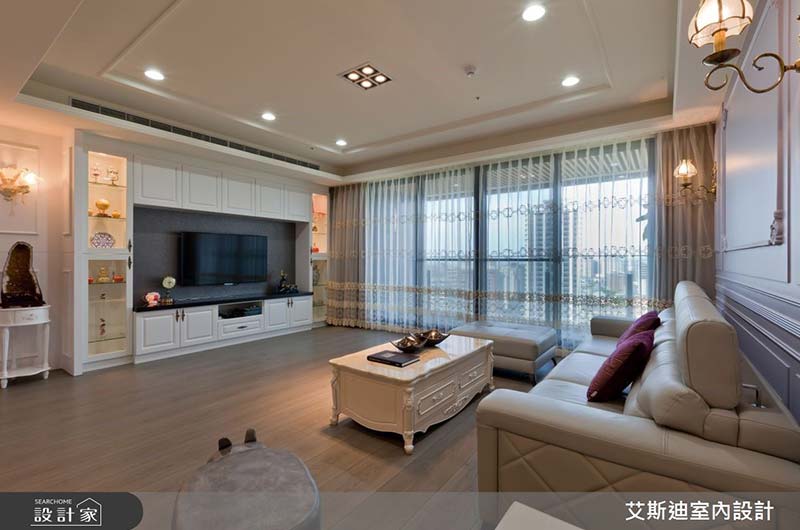 陽台美景、系統收納各就各位！一家四口的鄉村風生活預備開始